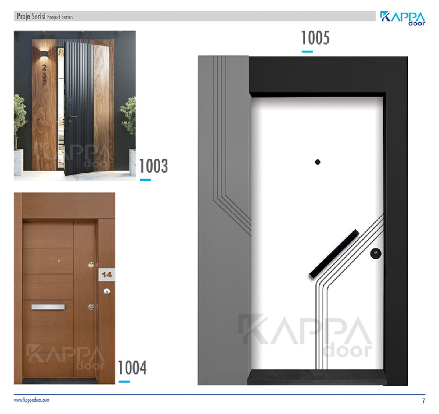 Çelik Kapı Proje Serisi 1004